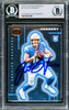 Justin Herbert Autographed 2020 Panini Chronicles Dynagon Rookie Card #D-3 Los Angeles Chargers Beckett BAS #14231505