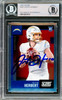 Justin Herbert Autographed 2020 Score Rookie Card #443 Los Angeles Chargers Beckett BAS Stock #206592