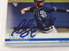 Fernando Tatis Jr. Autographed 2019 Topps Chrome Rookie Card #203 San Diego Padres PSA 9 (Bubbling) PSA/DNA #64993267