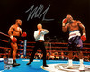 Mike Tyson Autographed 8x10 Photo Vs. Holyfield Bite Fight Beckett BAS Stock #206511