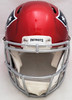 Mac Jones Autographed New England Patriots Flash Red Full Size Authentic Speed Helmet Beckett BAS Witness Stock #206518