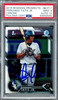 Fernando Tatis Jr. Autographed 2016 Bowman Chrome Rookie Card #BCP17 San Diego Padres PSA 9 Auto Grade Gem Mint 10 PSA/DNA #64992595