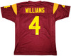 USC Trojans Mario Williams Autographed Maroon Jersey Beckett BAS Witness Stock #207230