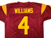 USC Trojans Mario Williams Autographed Maroon Jersey Beckett BAS Witness Stock #207230