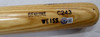 Walt Weiss Autographed 1990 Game Issued Louisville Slugger Bat Oakland A's Beckett BAS QR #BF24934