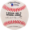 Billy Loes Autographed Official NL Baseball Brooklyn Dodgers Beckett BAS #F29448