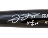 Frank Thomas Autographed Black Rawlings Game Model Bat Oakland A's Engraving "HOF 2014" Beckett BAS Witness Stock #208243