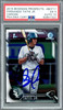 Fernando Tatis Jr. Autographed 2016 Bowman Chrome Prospects Rookie Card #BCP17 San Diego Padres PSA 5 Auto Grade Gem Mint 10 PSA/DNA #62841322