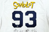 The Sandlot Cast Autographed White Jersey With 5 Signatures MCS Holo Stock #208794