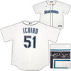 Seattle Mariners Ichiro Suzuki Autographed White Nike Jersey Size L "#51" IS Holo Stock #209041