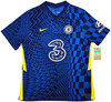 Chelsea F.C. Mason Mount Autographed Blue Nike Jersey Size XL in Gold Beckett BAS Stock #196482