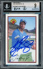 Ken Griffey Jr. Autographed 1989 Bowman Rookie Card #220 Seattle Mariners BGS 9 Auto Grade Gem Mint 10 Beckett BAS #14727796