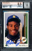 Ken Griffey Jr. Autographed 1989 Upper Deck Rookie Card #1 Seattle Mariners BGS 8.5 Auto Grade Gem Mint 10 Beckett BAS #14728023