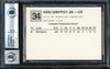 Ken Griffey Jr. Autographed 1988 San Bernardino Spirit California Cal League Rookie Card #34 Seattle Mariners BGS 8.5 Auto Grade Gem Mint 10 Beckett BAS Stock #209240