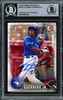 Vladimir Guerrero Jr. Autographed 2016 Bowman Prospects Rookie Card #BP55 Toronto Blue Jays Beckett BAS Stock #209784
