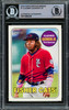 Vladimir Guerrero Jr. Autographed 2018 Topps Heritage Minor League Rookie Card #1 Toronto Blue Jays Beckett BAS #14866205