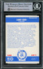 Larry Bird Autographed 1987-88 Fleer Sticker Card #4 Boston Celtics (Smudged) Beckett BAS #14612419