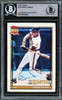 Barry Bonds Autographed 1991 Topps Card #570 Pittsburgh Pirates Beckett BAS #14612499