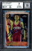 Allen Iverson Autographed 1996-97 Topps Chrome Rookie Card #171 Philadelphia 76ers BGS 7 Auto Grade Gem Mint 10 Beckett BAS #14323830