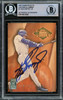 Ken Griffey Jr. Autographed 1997 Donruss Elite Leather & Lumber Card #1 Seattle Mariners Beckett BAS #14612528