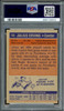 Julius Dr. J Erving Autographed 1972 Topps Rookie Card #195 PSA 5 Auto Grade Gem Mint 10 PSA/DNA #68016842