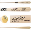 Alex Bregman Autographed Blonde Marucci Player Model Bat Houston Astros "17, 22 WS Champs" Beckett BAS Witness Stock #210124