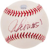 Ichiro Suzuki Autographed Official MLB Baseball Seattle Mariners "#51" Signed In February 2001 Beckett BAS & MLB Holo #AR003799