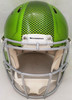 Steve Largent Autographed Seattle Seahawks Flash Green Full Size Authentic Speed Helmet "HOF 95" MCS Holo Stock #210459