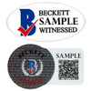 Chicago Bears Dick Butkus Autographed Blue Jersey Beckett BAS Witness Stock #210523