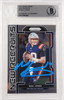 Mac Jones Autographed 2021 Panini Prizm New Recruits Rookie Card #NR-5 New England Patriots Beckett BAS #14860962