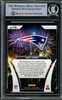 Mac Jones Autographed 2021 Panini Prizm Fireworks Rookie Card #F-25 New England Patriots Beckett BAS #14860967