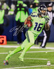 Tyler Lockett Autographed Framed 16x20 Photo Seattle Seahawks Color Rush Green MCS Holo Stock #210973