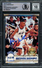 Anfernee Hardaway Autographed 1993-94 Hoops Gold Rookie Card #380 Orlando Magic Auto Grade Gem Mint 10 Beckett BAS #15093374