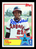 Rod Carew Autographed 1983 Topps All Star Card #386 California Angels Stock #211304