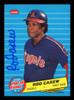 Rod Carew Autographed 1986 Fleer Future Hall of Famer Card #4 California Angels Stock #211313