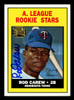 Rod Carew Autographed 2001 Topps Archives Card #49 Minnesota Twins Stock #211322