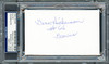 Gene Hickerson Autographed 3x5 Index Card Cleveland Browns Blue Sharpie PSA/DNA Stock #211343