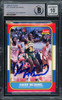 Xavier McDaniel Autographed 1986-87 Fleer Rookie Card #72 Seattle Supersonics Auto Grade Gem Mint 10 Beckett BAS Stock #211223