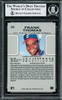 Frank Thomas Autographed 1990 Leaf Rookie Card #300 Chicago White Sox Beckett BAS Stock #211219