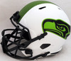 Jim Zorn Autographed Seattle Seahawks Lunar Eclipse White Full Size Speed Replica Helmet Play Call MCS Holo #80097