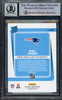 Mac Jones Autographed 2021 Donruss Rated Rookie Card #255 New England Patriots BGS 9 Auto Grade Gem Mint 10 Beckett BAS Stock #211837