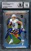 Justin Herbert Autographed 2020 Select Certified Rookie Card #4 Los Angeles Chargers Auto Grade Gem Mint 10 Beckett BAS #15297971