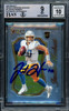 Justin Herbert Autographed 2020 Select Certified Rookie Card #4 Los Angeles Chargers BGS 9 Auto Grade Gem Mint 10 Beckett BAS #15297641