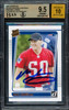 Mac Jones Autographed 2021 Donruss Rated Rookie Portrait Rookie Card #255 New England Patriots BGS 9.5 Auto Grade Gem Mint 10 Beckett BAS #15297332