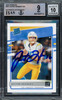 Justin Herbert Autographed 2020 Donruss Rated Rookie Card #303 Los Angeles Chargers BGS 9 Auto Grade Gem Mint 10 Beckett BAS Stock #211825