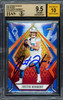 Justin Herbert Autographed 2020 Panini Phoenix Fire Burst Rookie Card #103 Los Angeles Chargers BGS 9.5 Auto Grade Gem Mint 10 Beckett BAS Stock #211827