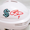 Ryan Donato Autographed Seattle Kraken White Mini Helmet Fanatics Holo Stock #211733