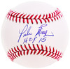 Pedro Martinez Autographed Official MLB Baseball Boston Red Sox "HOF 15" Beckett BAS Witness Stock #211747