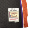 Utah Jazz Karl Malone Autographed Black Authentic Mitchell & Ness Jersey Size L Beckett BAS Witness Stock #211878