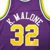 Utah Jazz Karl Malone Autographed Purple Authentic Mitchell & Ness Jersey Size L Beckett BAS Witness Stock #211882